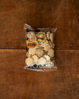 Melba's Confectionary White Chocolate Speckles 150g
