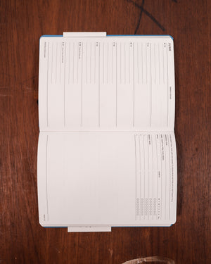 MiGoals 2026 Classic Diary A5 Soft Cover Element Blue