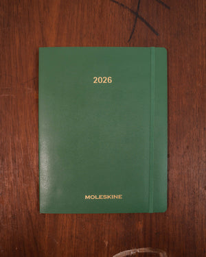 Moleskine 2026 15 Month Soft Cover Planner XXL Myrtle Green