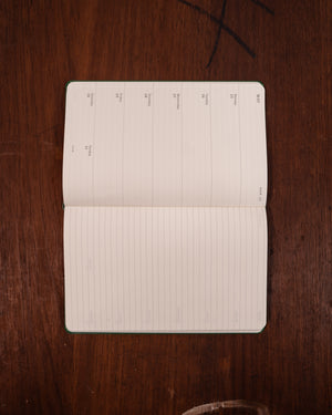 Moleskine 2026 12 Month Hard Cover Diary Large Myrtle Green