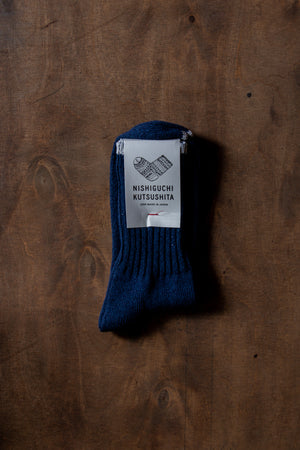 Nishiguchi Kutsushita Boston Silk Cotton Sock