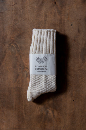 Nishiguchi Kutsushita Wool Cotton Boot Socks