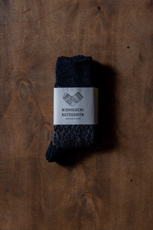 Nishiguchi Kutsushita Oslo Wool Jacquard Socks