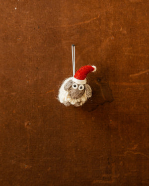 Pashom Christmas Woolly Sheep Ornament