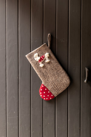 Pashom Christmas Poodle Stocking