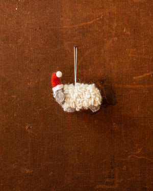 Pashom Christmas Woolly Sheep Ornament