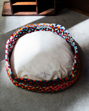 Puebco Recycled Fabric Braided Pet Bed