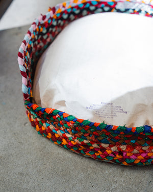 Puebco Recycled Fabric Braided Pet Bed