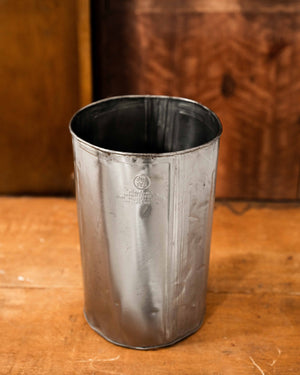 Puebco Recycled Steel Trash Can Round 180