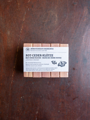 Redecker Red Cedar Blocks - 5 per pack