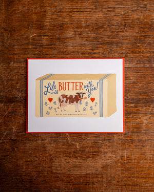 Rifle Paper Life is Butter With You Card