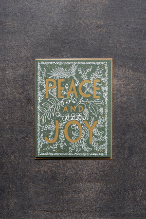 Rifle Paper Co. Evergreen Peace Christmas Card