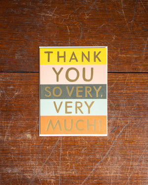 Rifle Paper Co Color Block Thank You