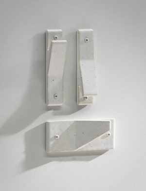 Anchor Ceramics SWITCH Wall Hook Satin Speckled White (PAIR)