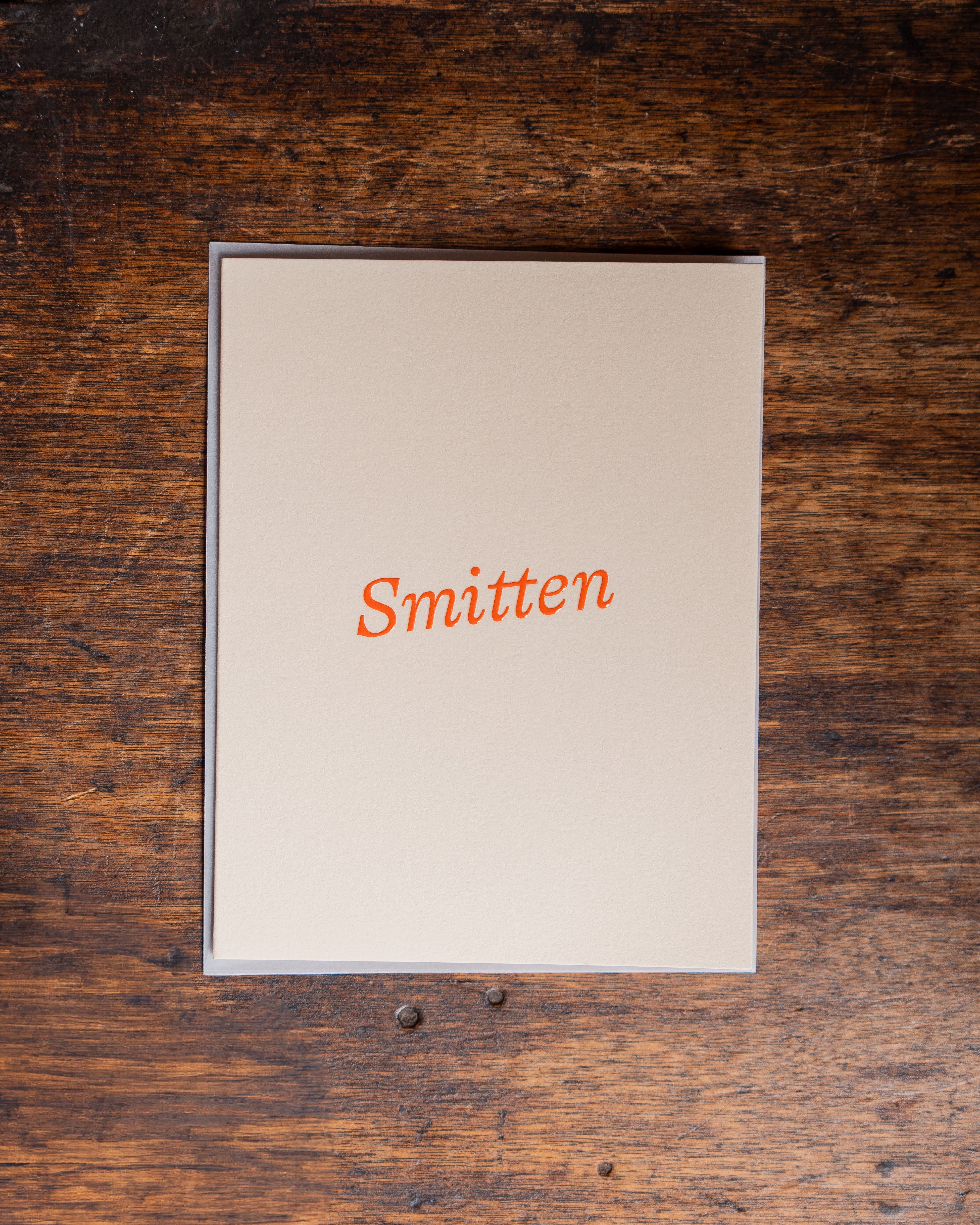 Short Talk Smitten Greeting Card