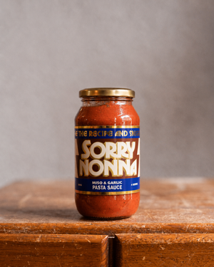 Sorry Nonna Miso & Garlic Pasta Sauce 500G