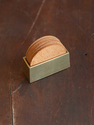 Studio Henry Wilson Brass Coaster Holder