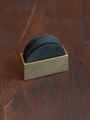 Studio Henry Wilson Brass Coaster Holder