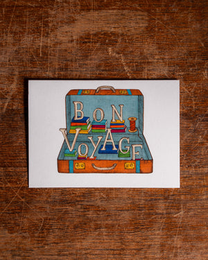 The Nonsense Maker Bon Voyage Card