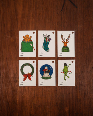 The Nonsense Maker Christmas Lunch Gift Tags (6pk)