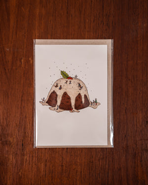 The Nonsense Maker Christmas Pudding Greeting Card
