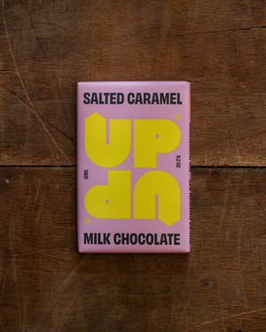 UPUP Salted Caramel Milk Chocolate Bar 120g