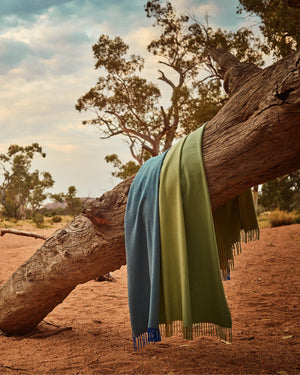 Fiona Lynch x Waverley Mills Desert Fields Throw - Simpson