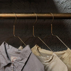 Fog Linen Work Shirt Hanger Brass