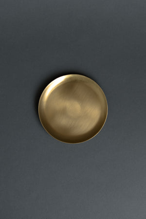 Fog Linen Work Brass Round Plate