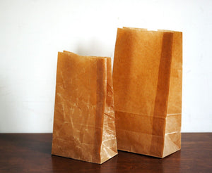 Waxed Paper Bag Square Long
