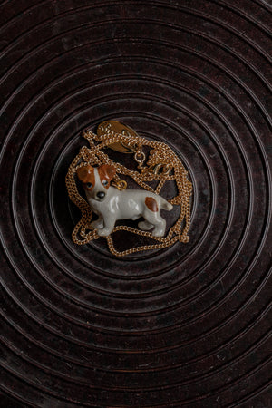 And Mary Jack Russell Dog Necklace
