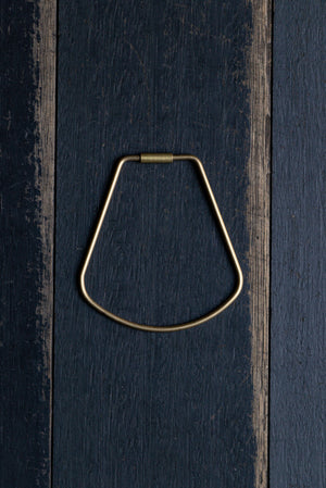 Areaware Contour Key Ring Brass