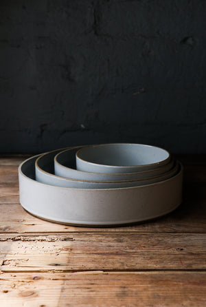 Hasami Porcelain Straight Bowl Grey Gloss