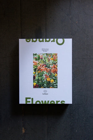 Lettuce Puzzle Orange Flowers 1000 piece