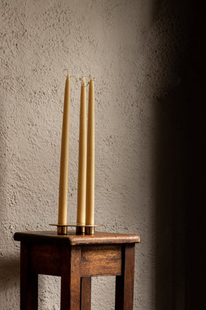 Queen B Dipped Beeswax Dinner Candles
