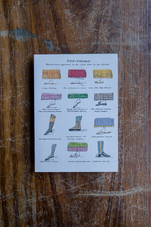The Pattern Book Press Toe-Tology Card