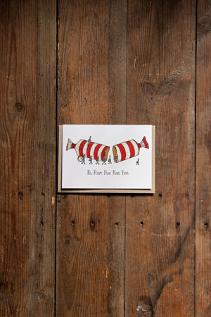 The Nonsense Maker Pa Rum Pum Pum Pum Greeting Card