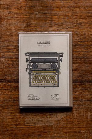 The Pattern Book Press Type Writter Card