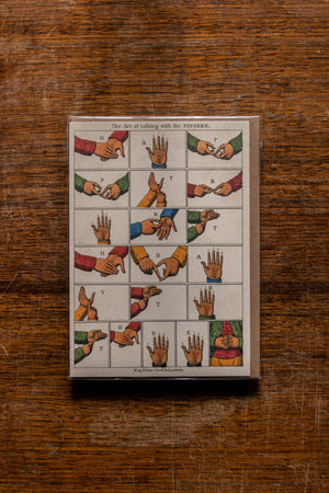 The Pattern Book Press The Art of Talking Fingers Card