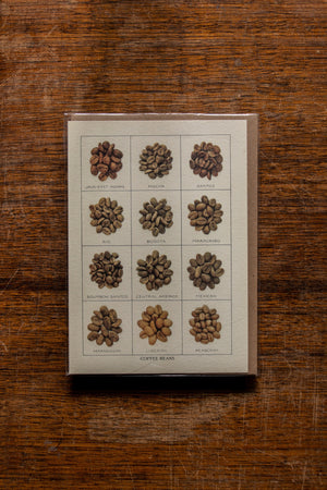 The Pattern Book Press Coffee Beans Card