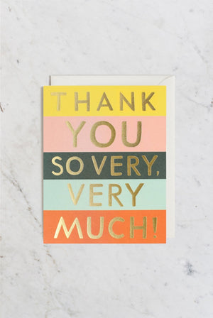 Rifle Paper Co Color Block Thank You