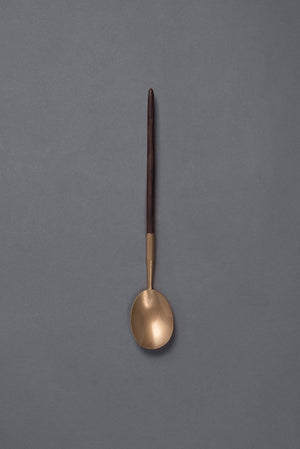 Lue Brass Wooden Handle Spoon #20